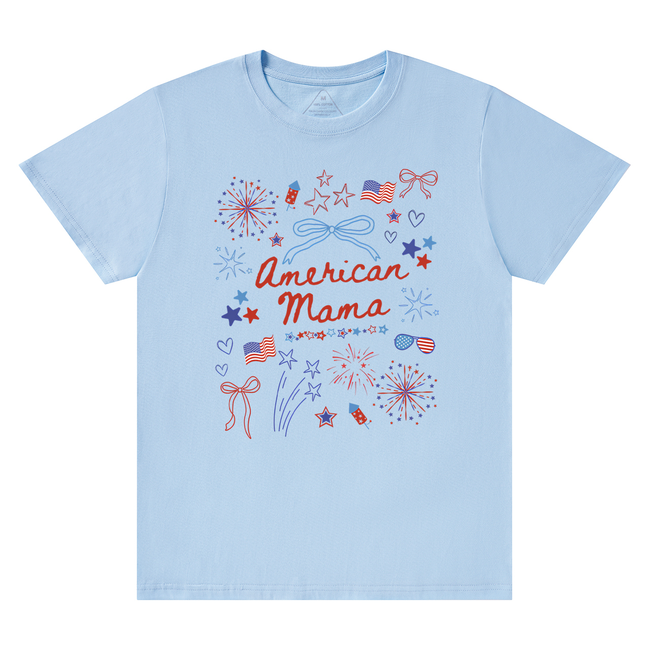 Comfort Colors 4th Of July Mama T-Shirts