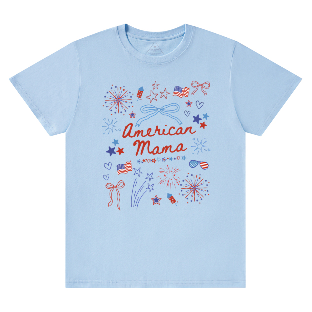 Comfort Colors 4th Of July Mama T-Shirts
