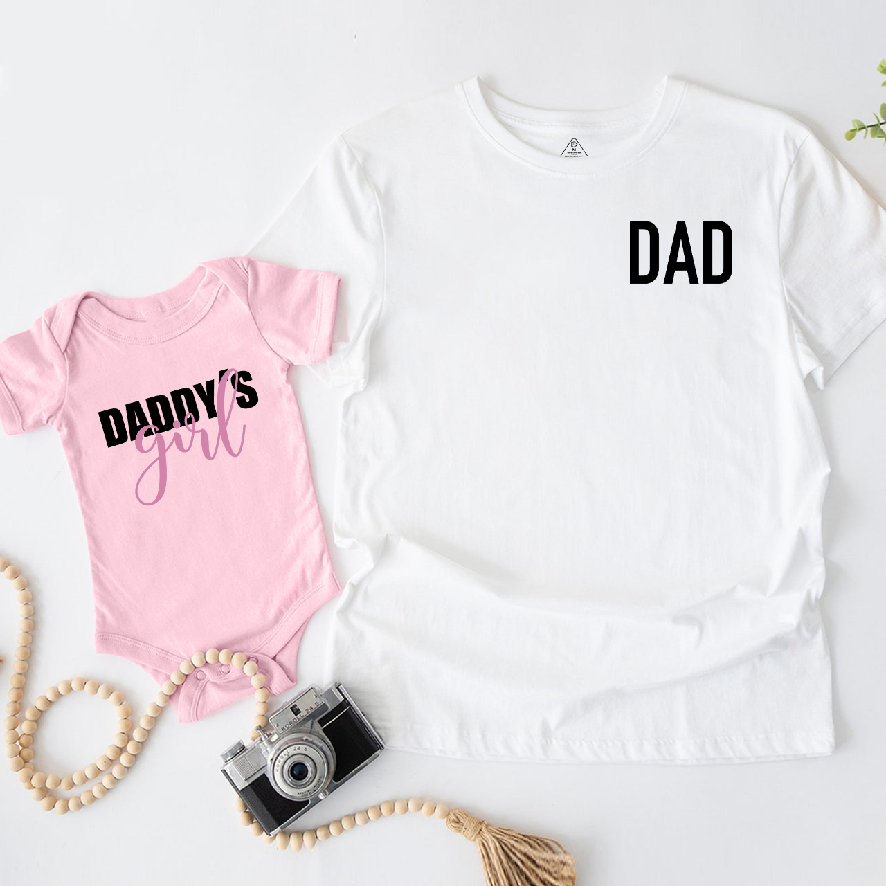 Dad&Dad's Little Man Matching Shirts