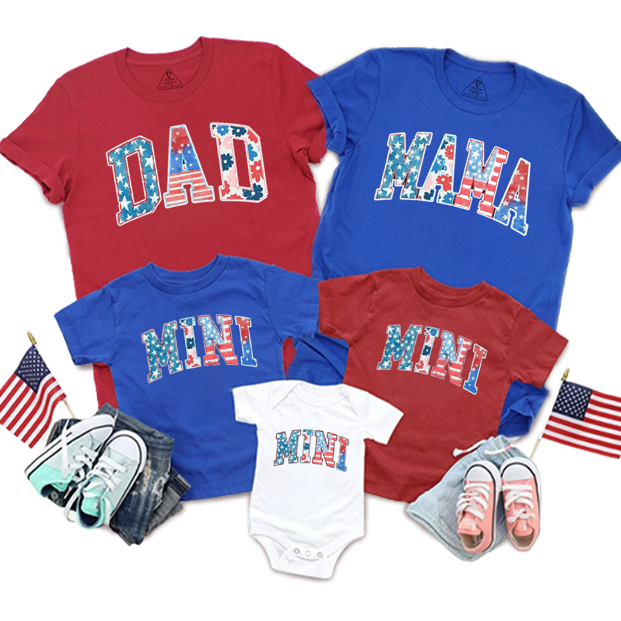 Personalized 4th Of July Family Matching Shirts