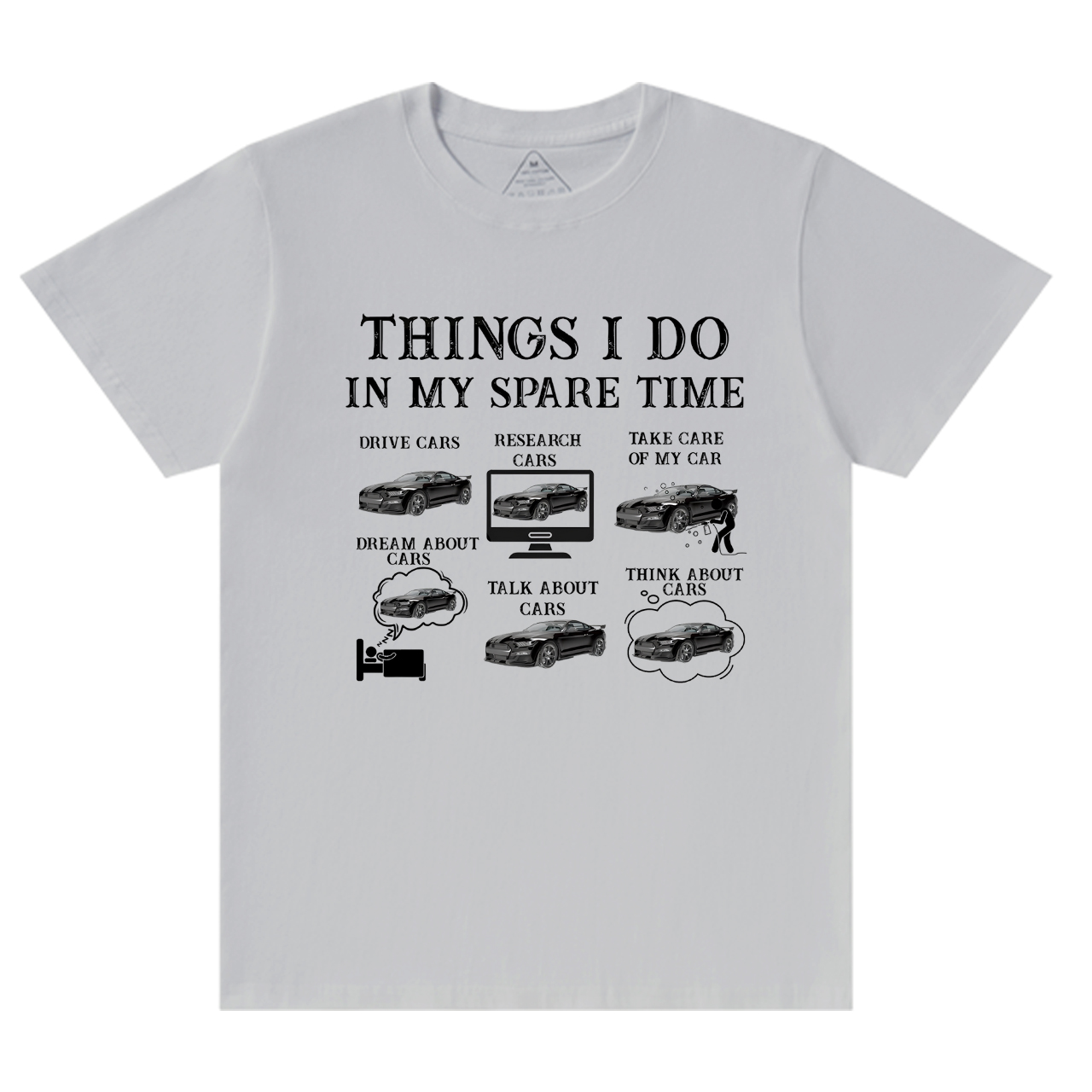 Things I Do In My Spare Time Funny Cars Dad T-Shirt