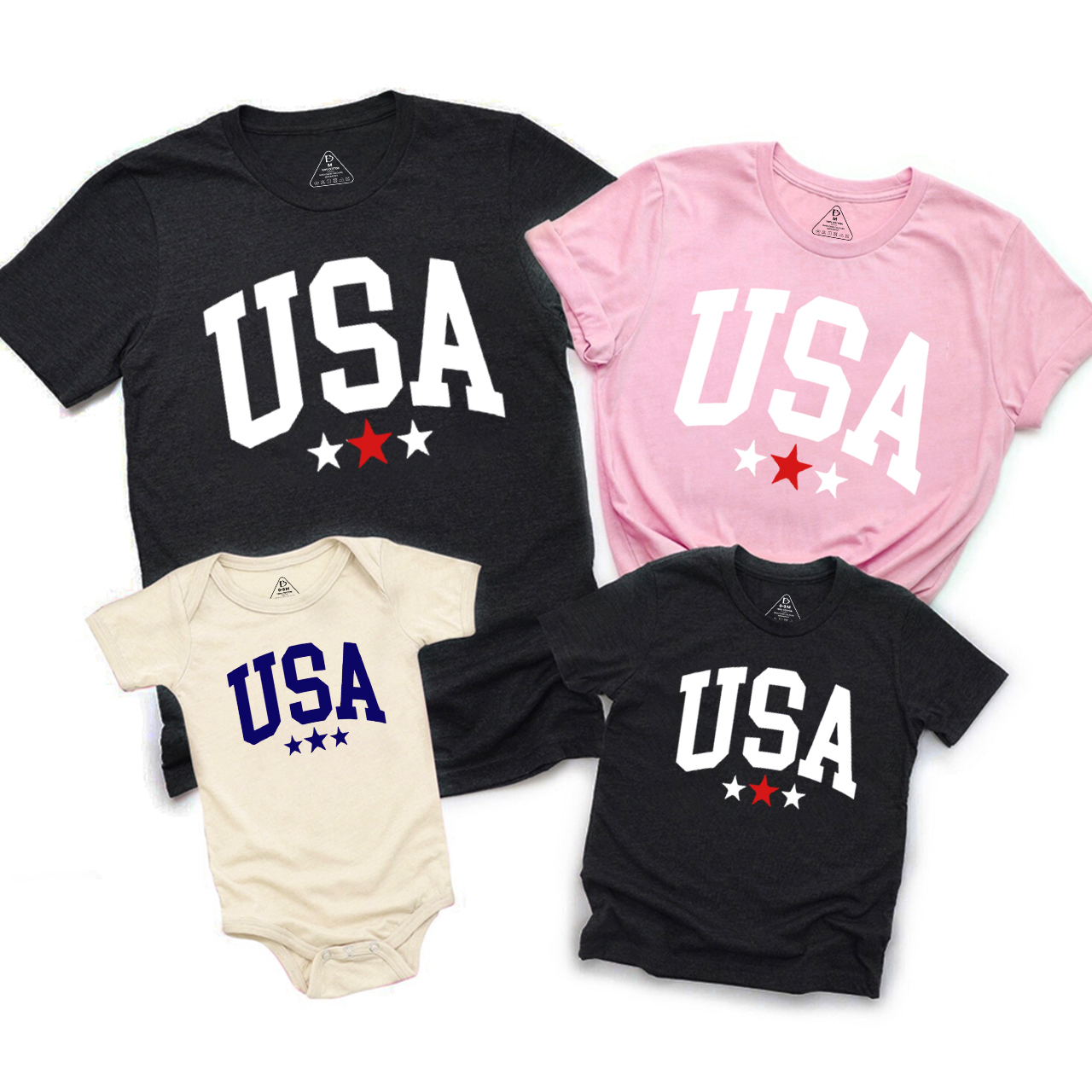 Fourth of July Family Matching Shirts