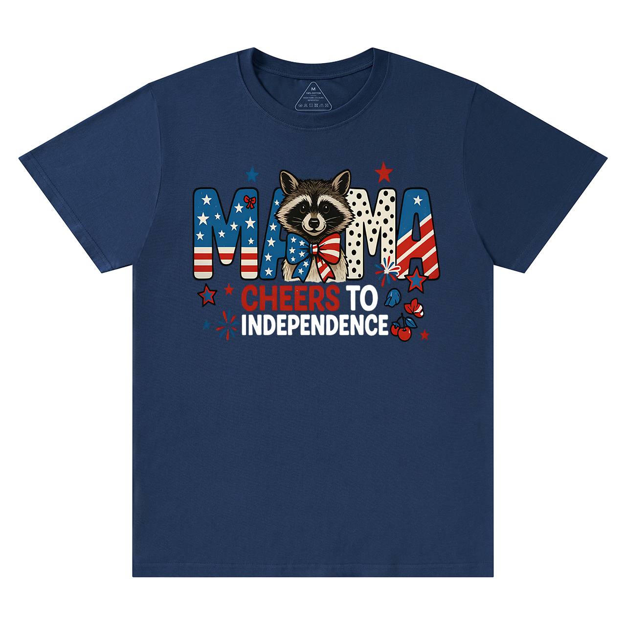 Patriotic Raccoon Mama T-Shirts