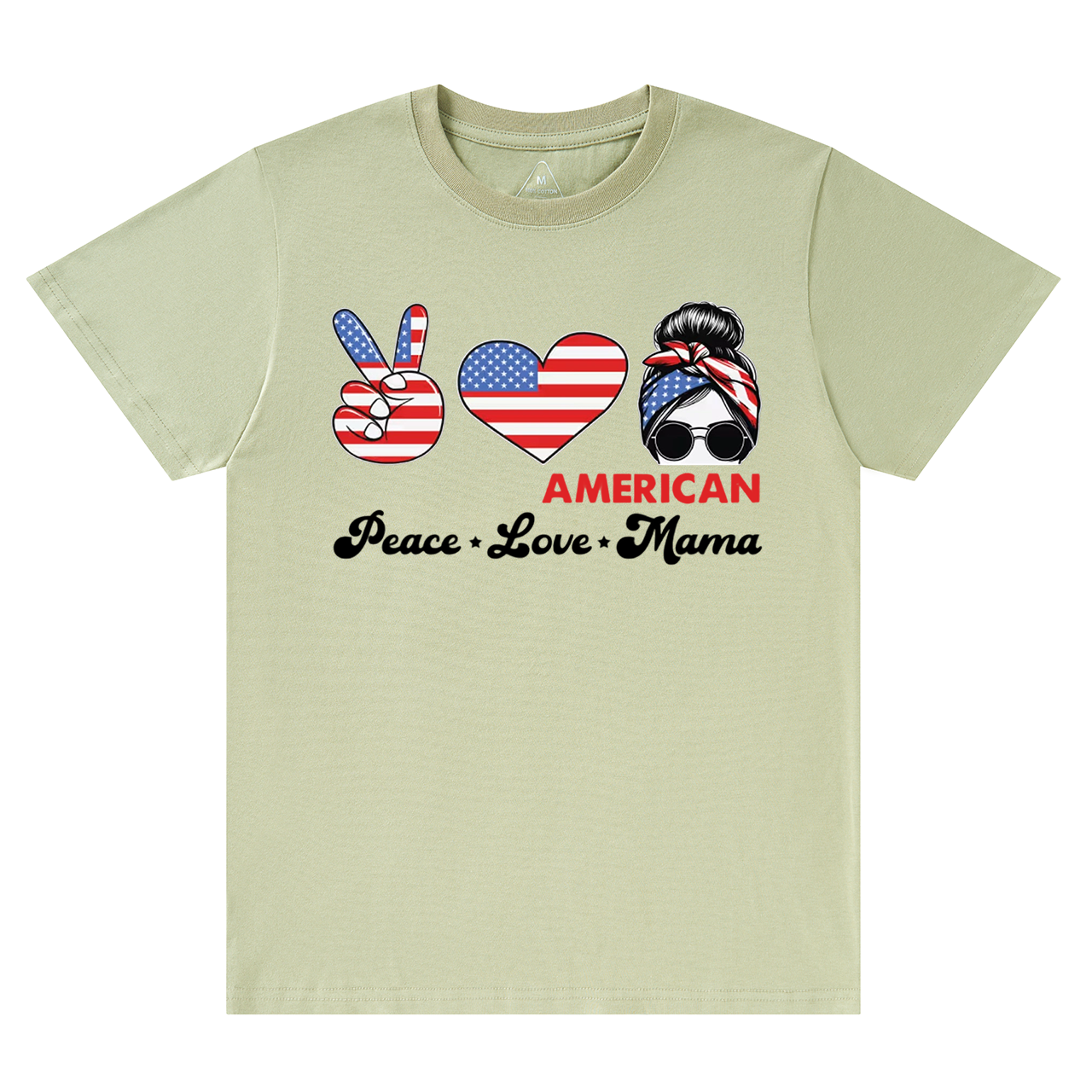 Peace Love American Mama T-Shirts