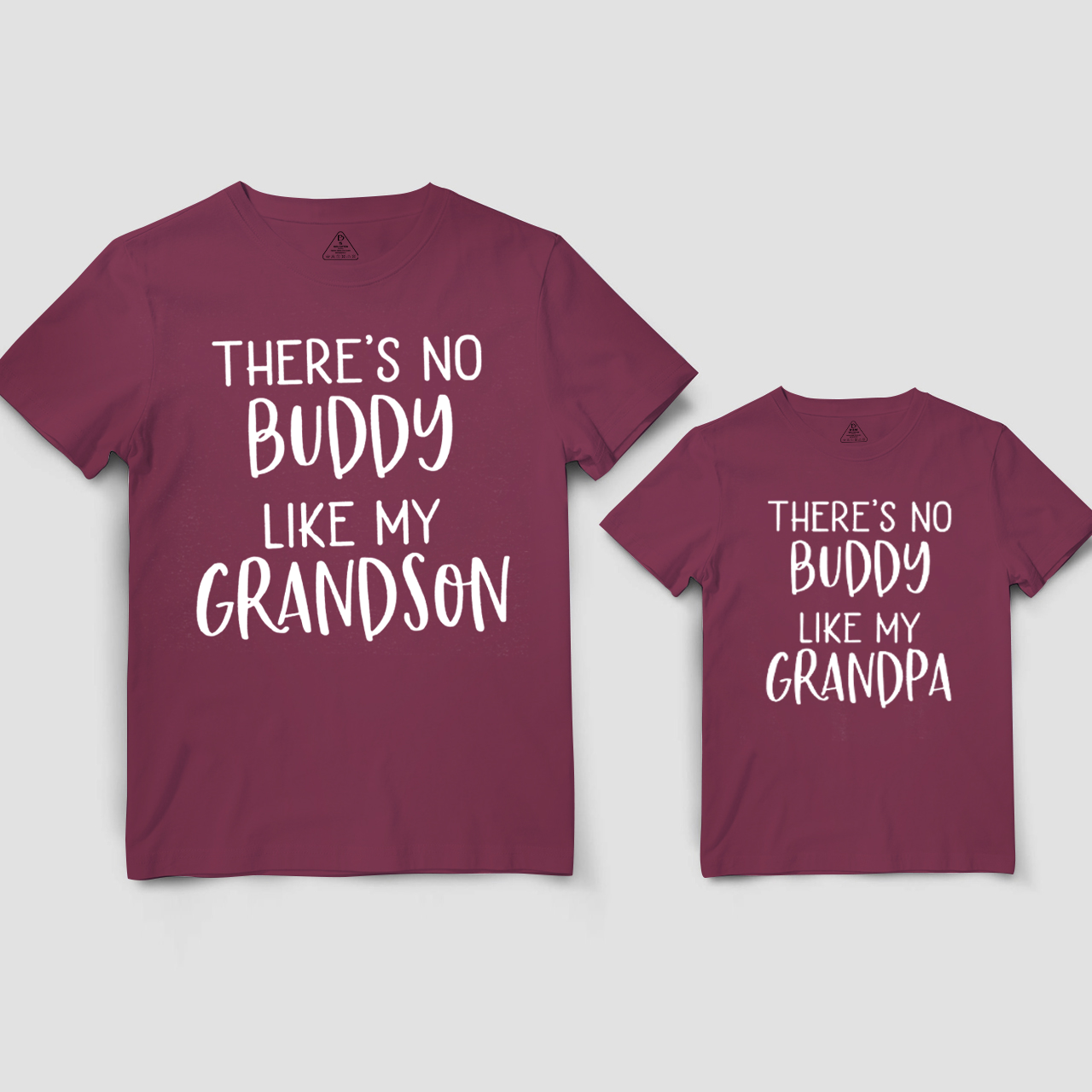 There's No Buddy Like My Grandson Grandpa&Grandson Matching Shirts