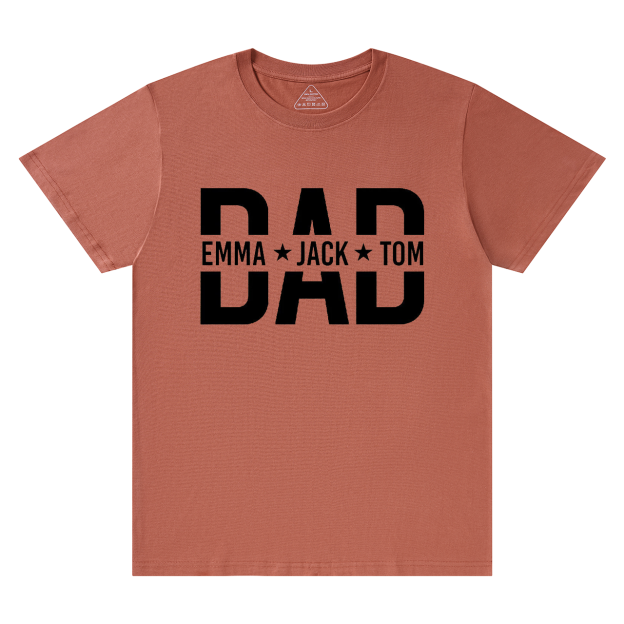 Personalized Kid’s Name Dad T-shirt