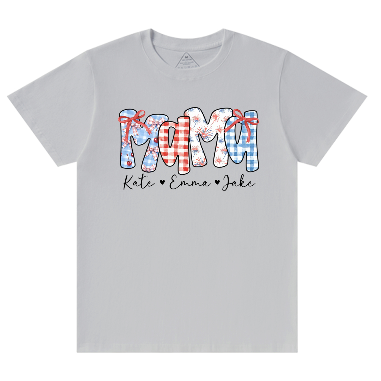 Personalized 4th Of July Mama T-Shirts