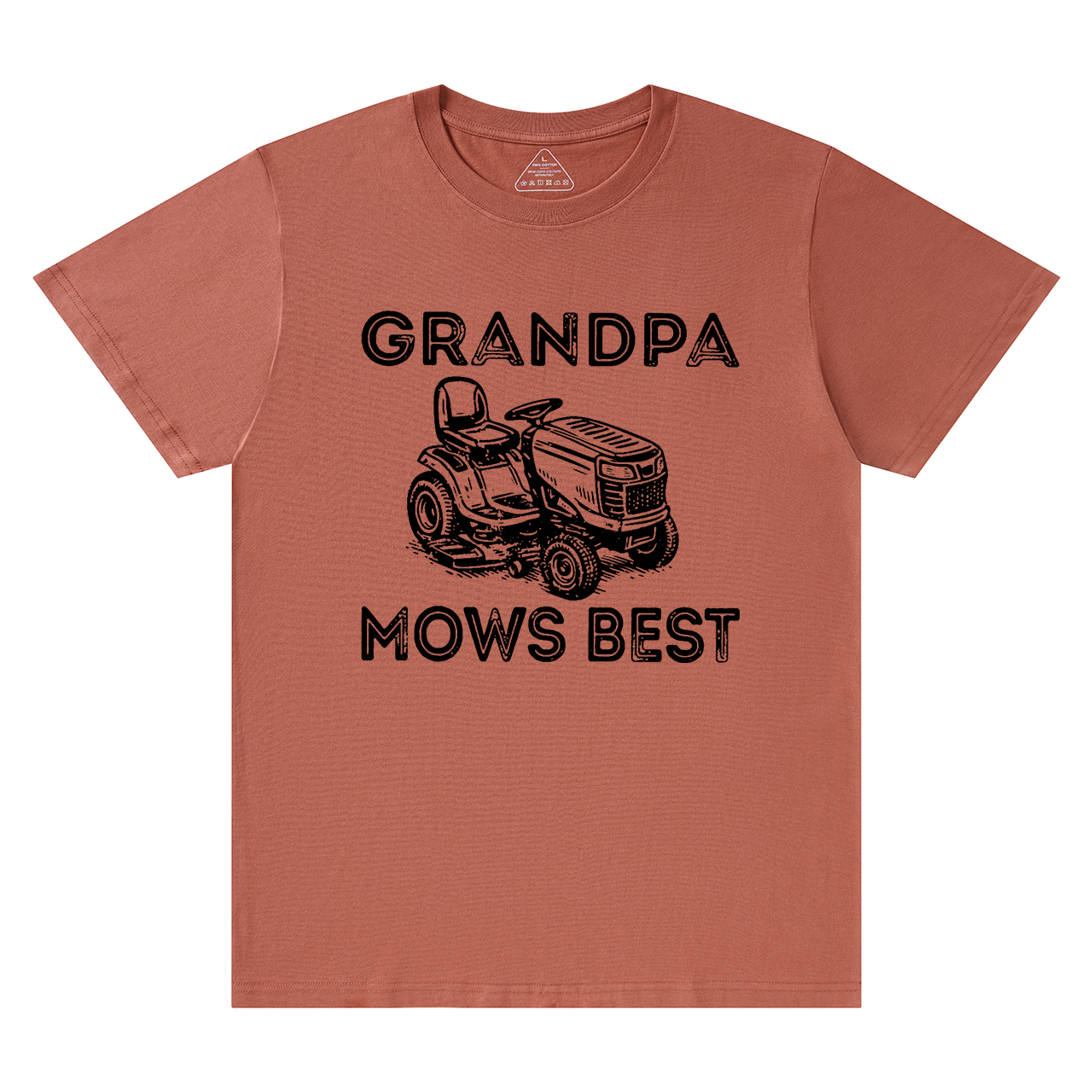 Personalized Grandpa Mows Best T-shirt
