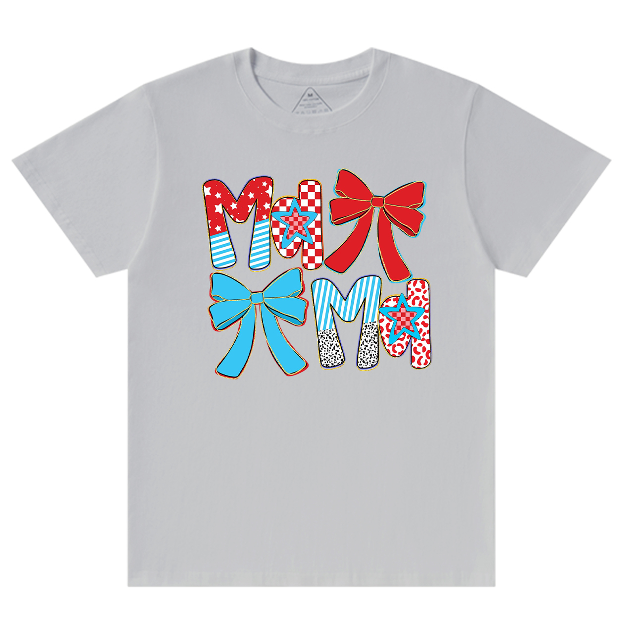 Preppy Patriotic Mama Coquette T-Shirts