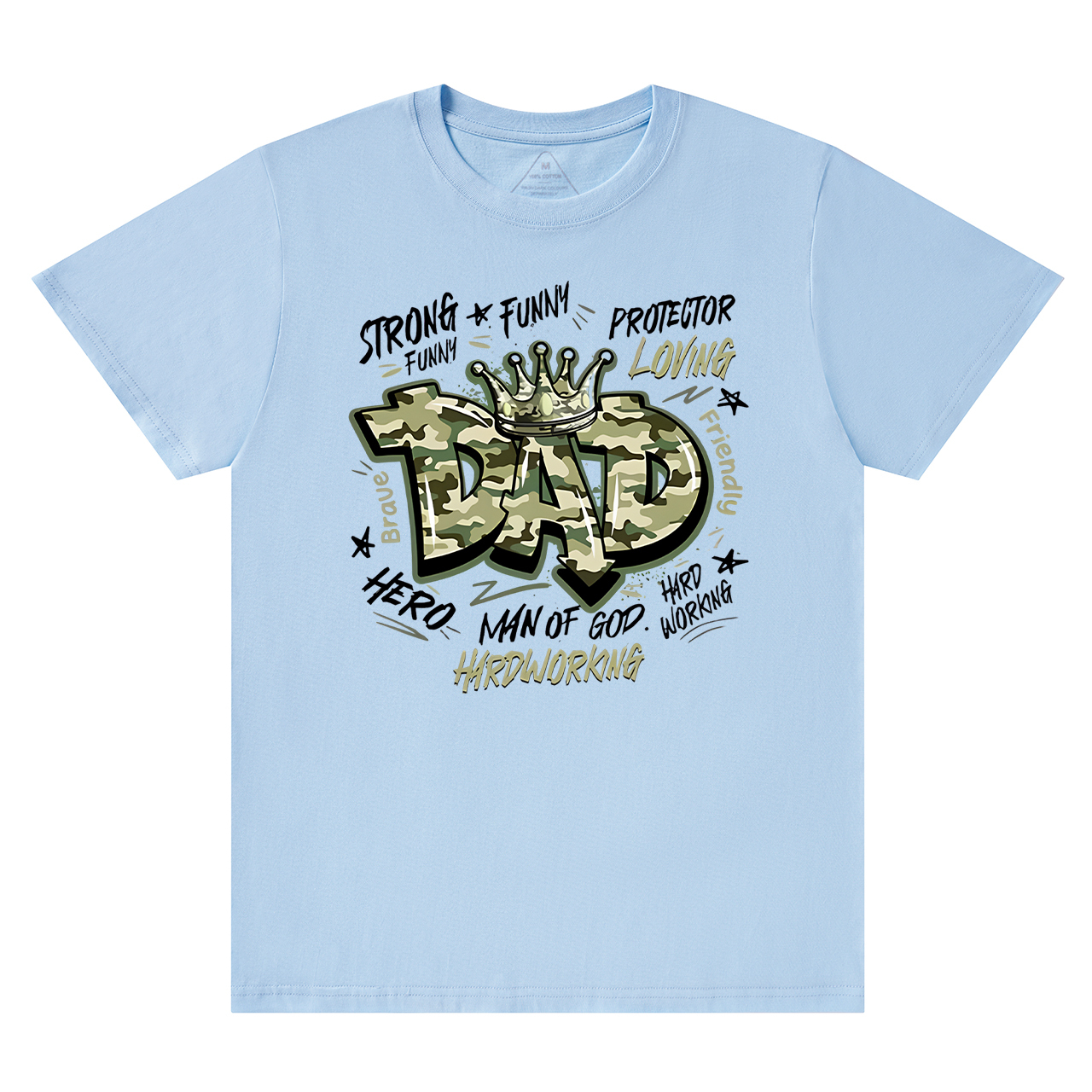 Camouflage Dad T-shirt