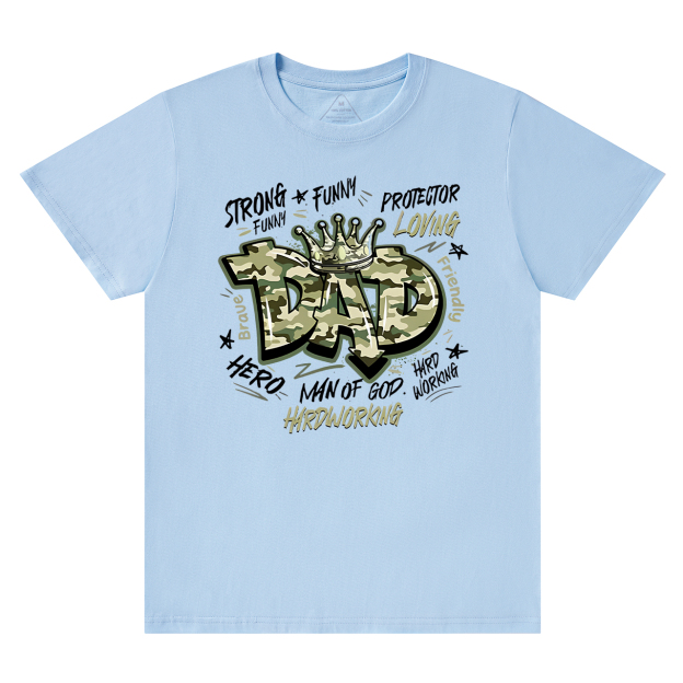 Camouflage Dad T-shirt