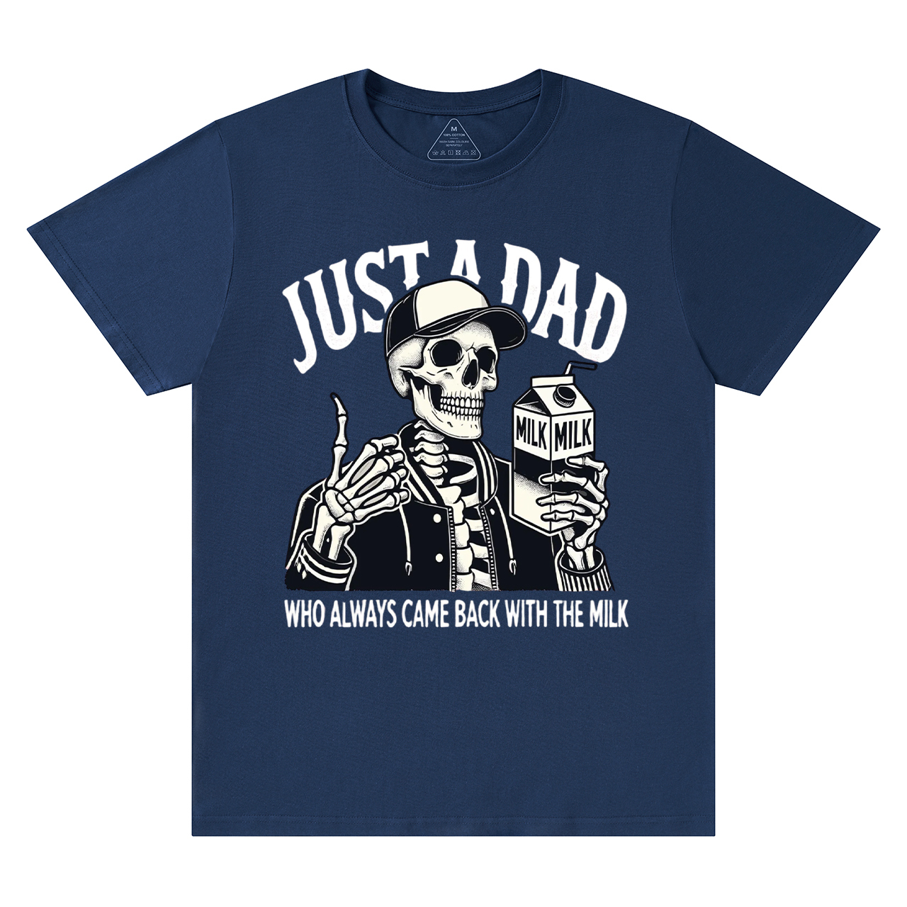 Just A Dad Who Always Came Back With The Milk T-shirt