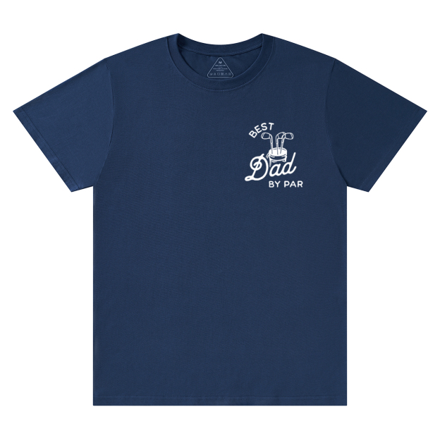 Personalized Best Dad By Par T-shirt