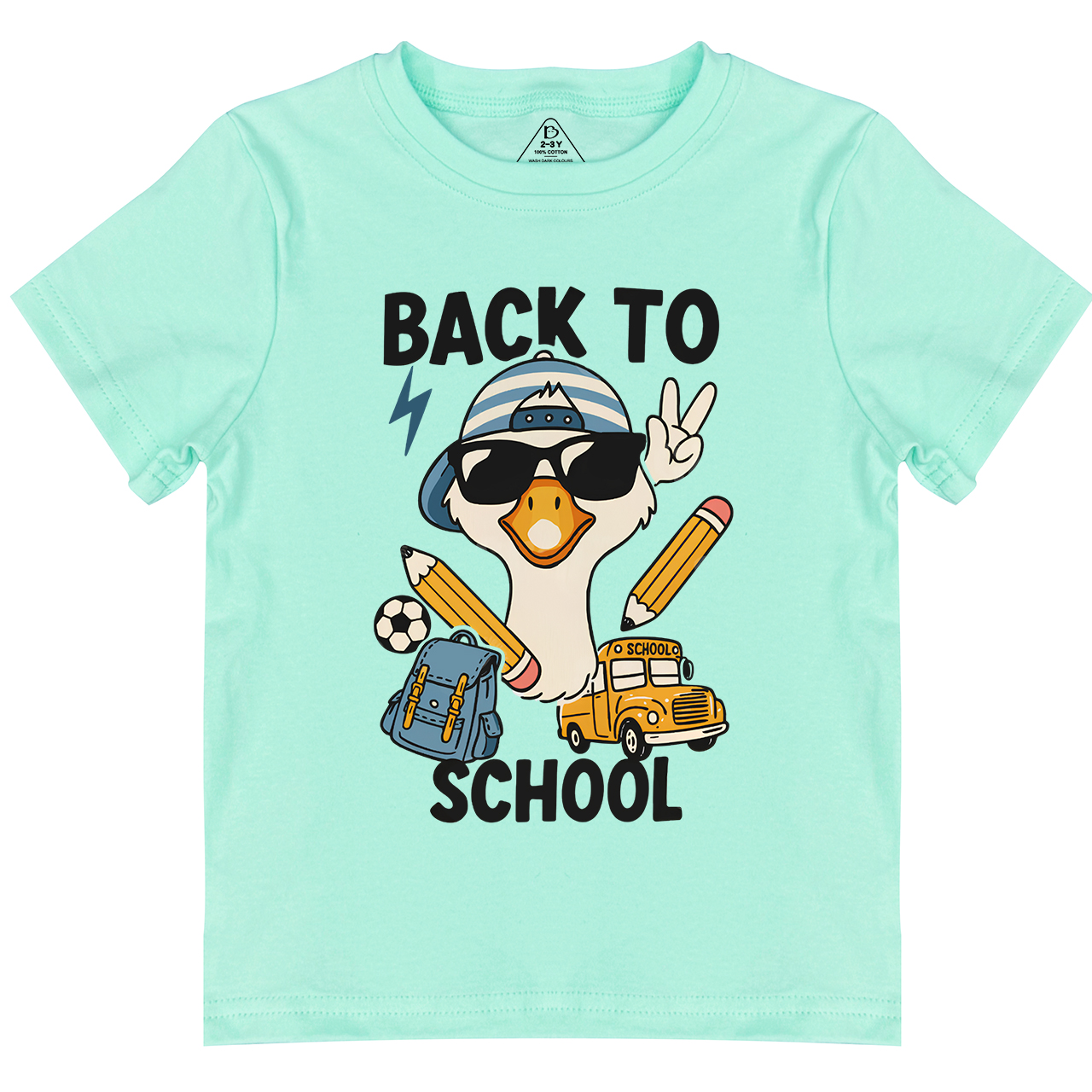 Back To School Goose Toddler&Kid's Tees Beepumpkin