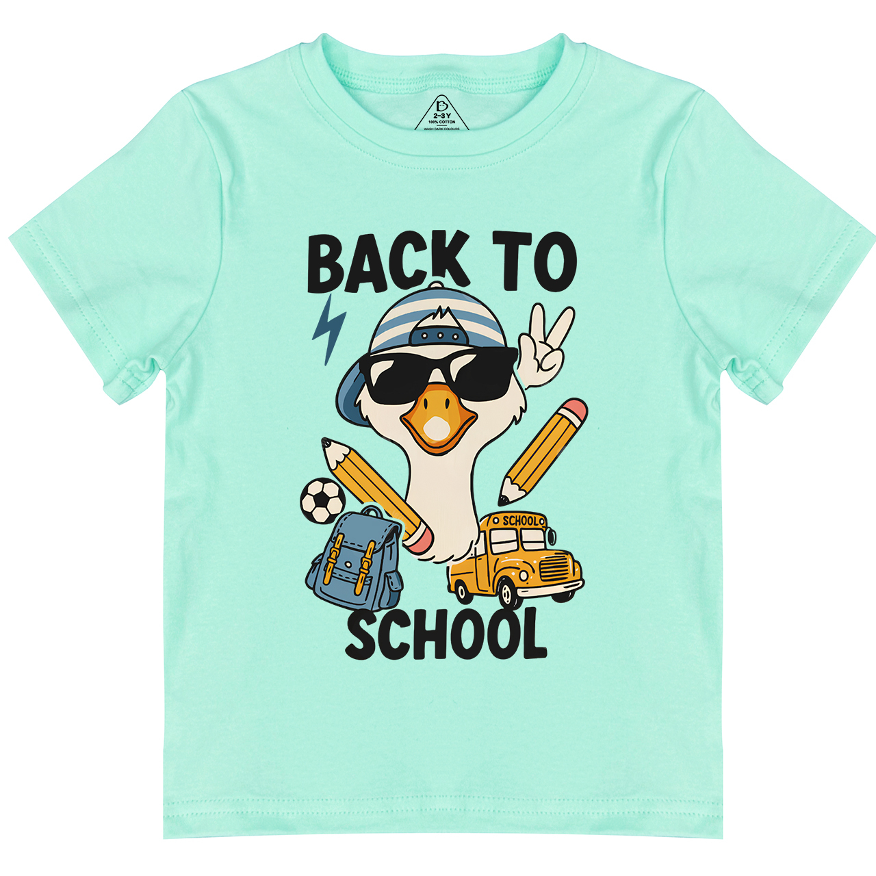 Back To School Goose Toddler&Kid's Tees Beepumpkin