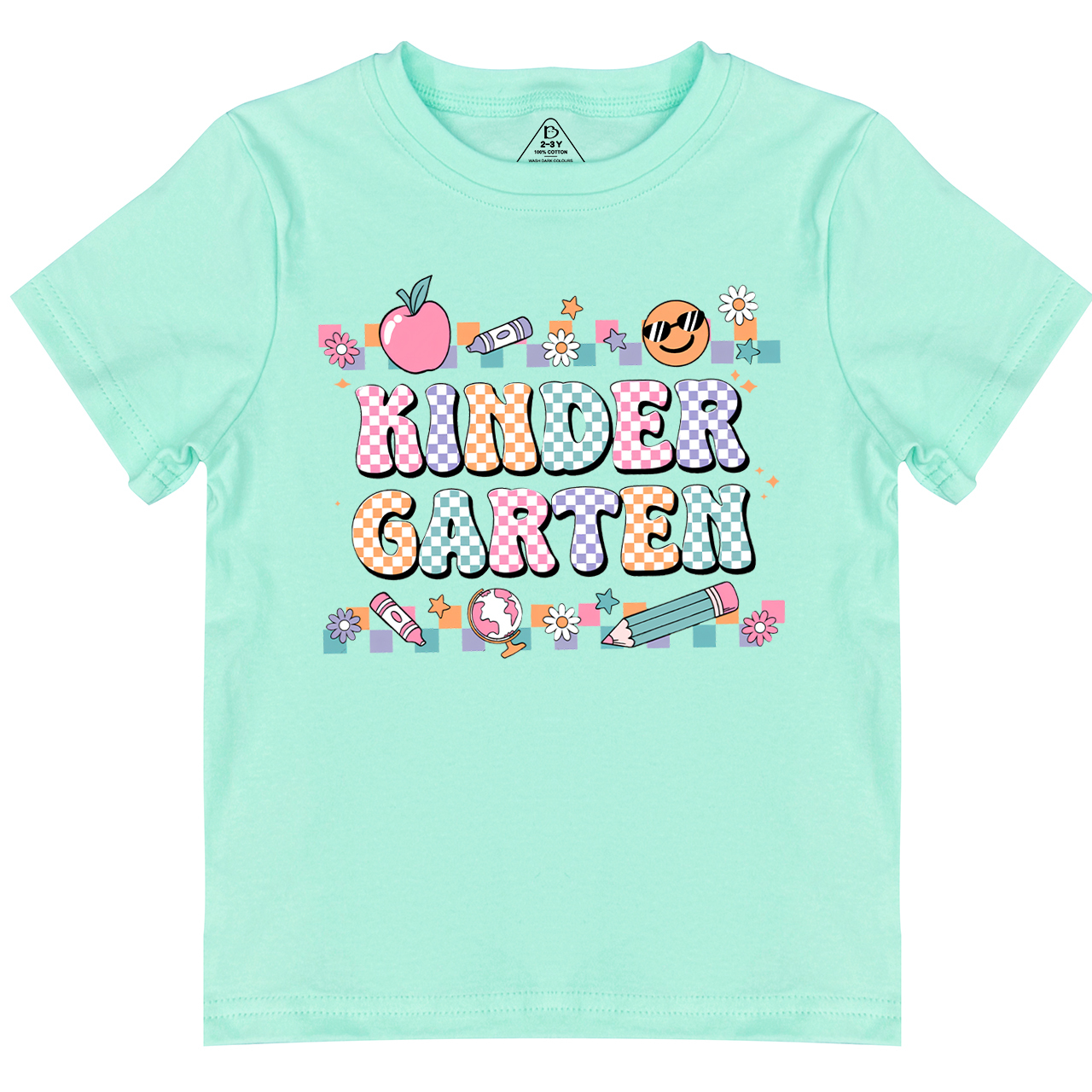 Personalized Lattice Grade Toddler&Kid's Tees Beepumpkin