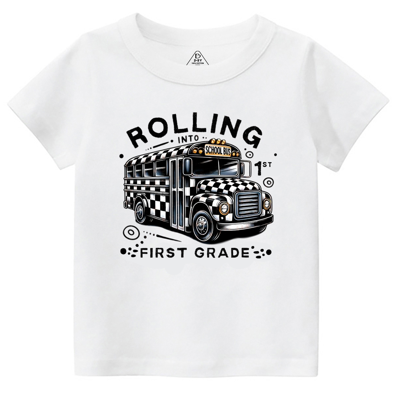 Personalized Boys First Day Of School Toddler&Kid's Tees Beepumpkin
