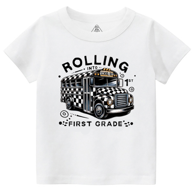 Personalized Boys First Day Of School Toddler&Kid's Tees Beepumpkin