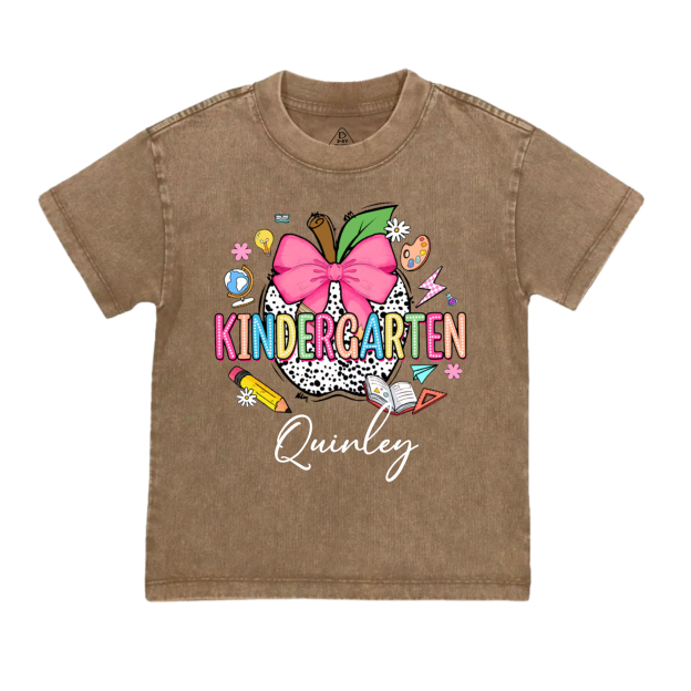 Personalized Grade Gift Pack Toddler&Kids Washed Tees