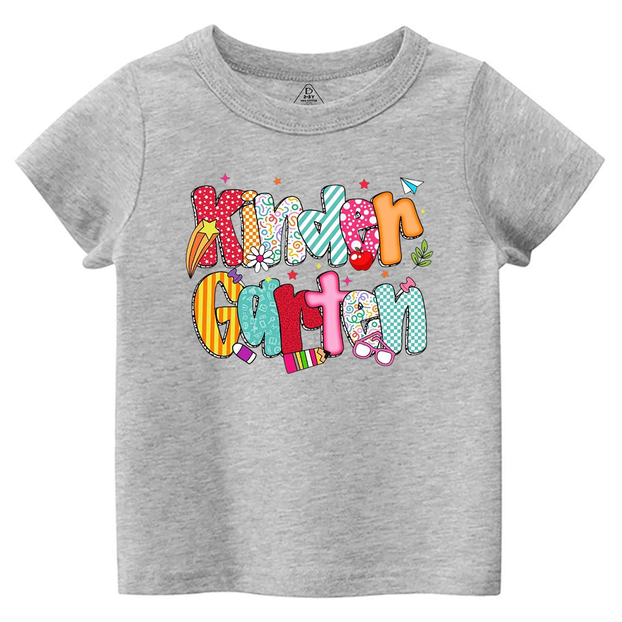 Personalized Colorful School Adventures Toddler&Kid's Tees Beepumpkin 