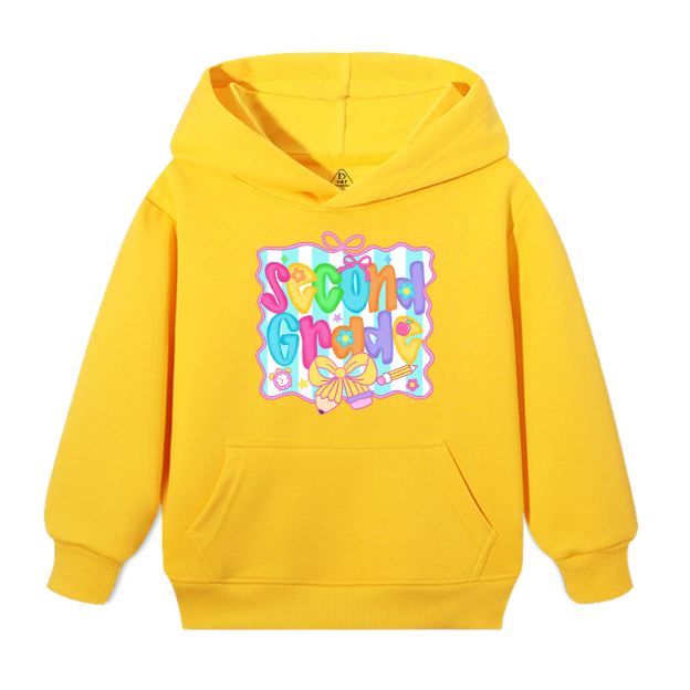 Personalized Preppy Back To School Bundle Kid's Hooded Sweatshirt Beepumpkin