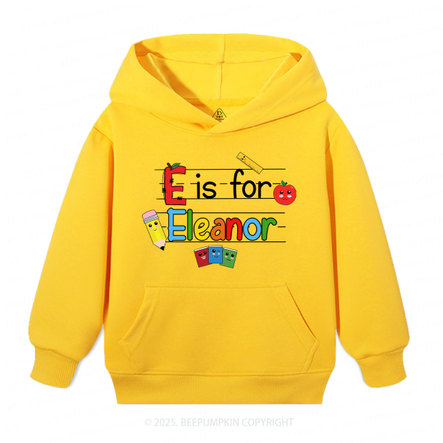 Personalized Kids Name Kid's Hoodies Beepumpkin