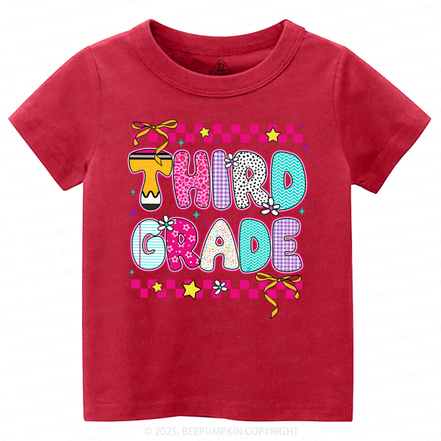 Personalized Back To School Floral Bundle Toddler&Kid's Tees Beepumpkin