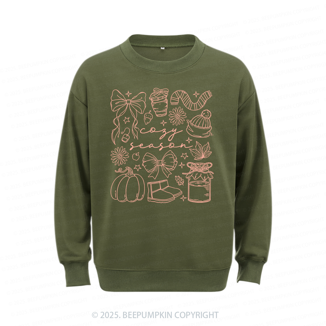 Cozy Season Fall Sweatshirt Beepumpkin