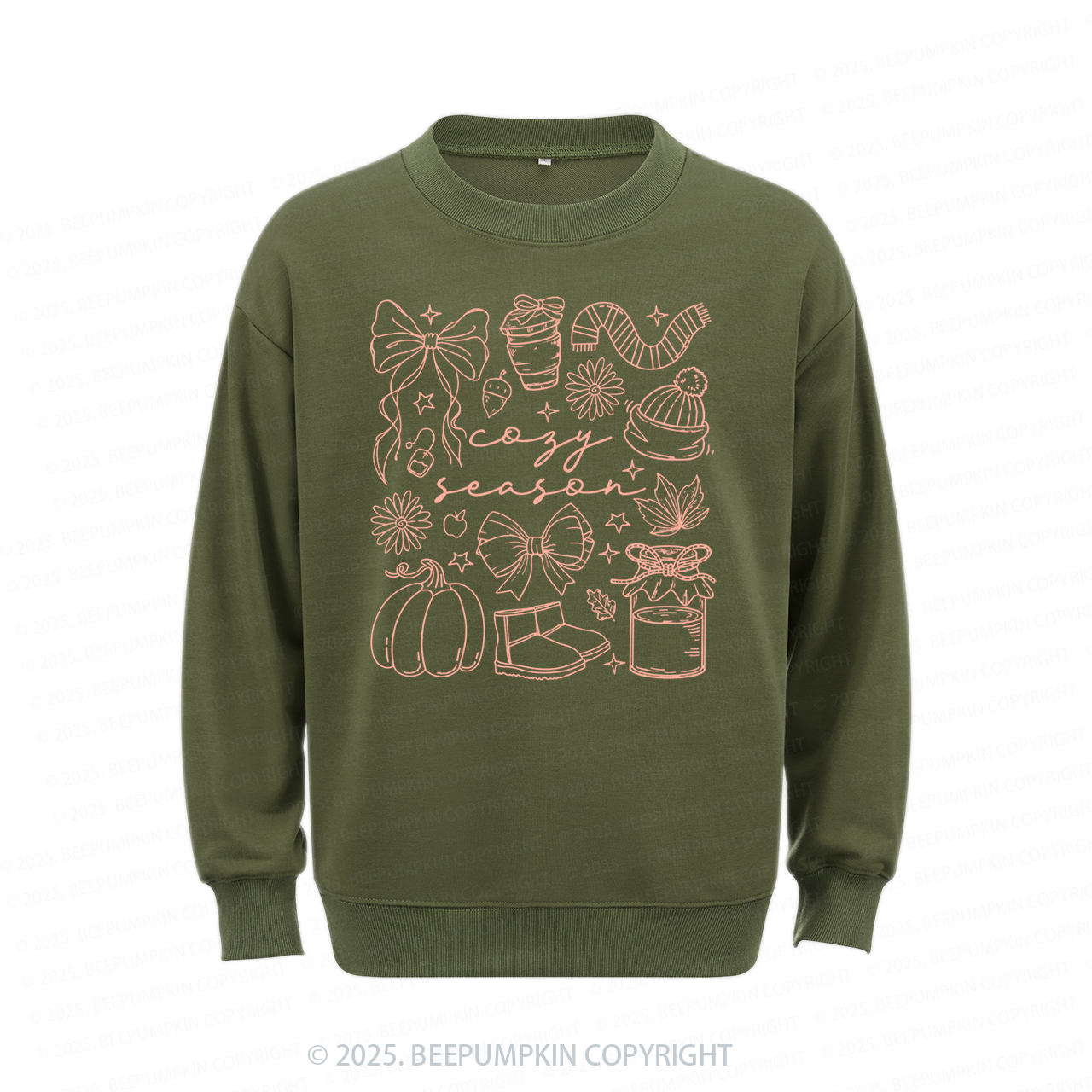 Cozy Season Fall Sweatshirt Beepumpkin