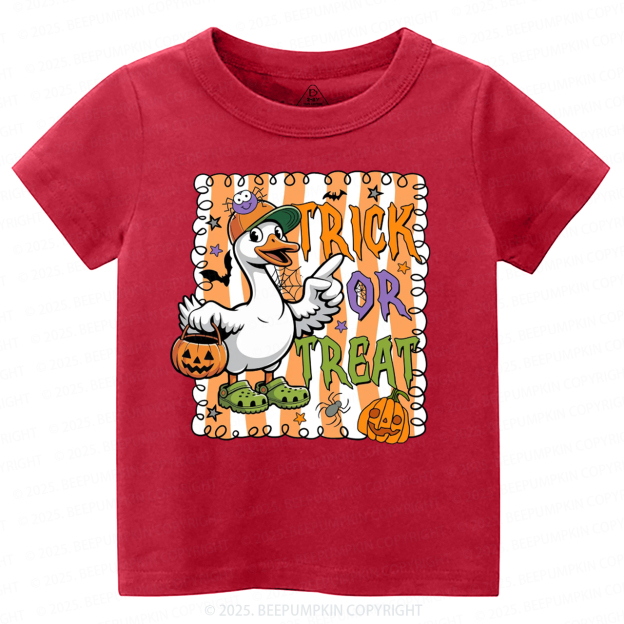 Halloween Goose Trick Or Treat Toddler&Kid's Tees Beepumpkin 