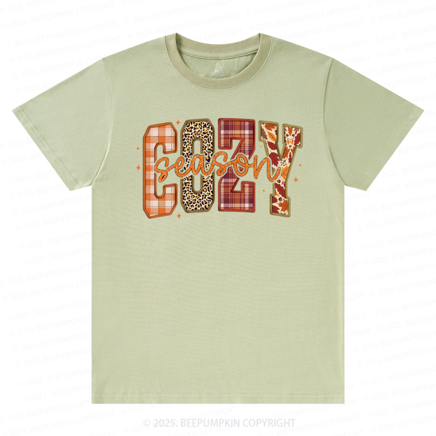 Cozy Season Fall T-Shirts Beepumpkin 