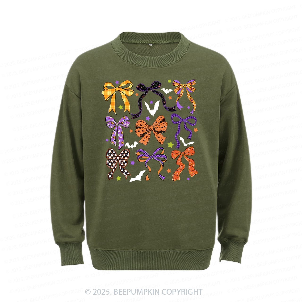 Coquette Bow Halloween Sweatshirt Beepumpkin