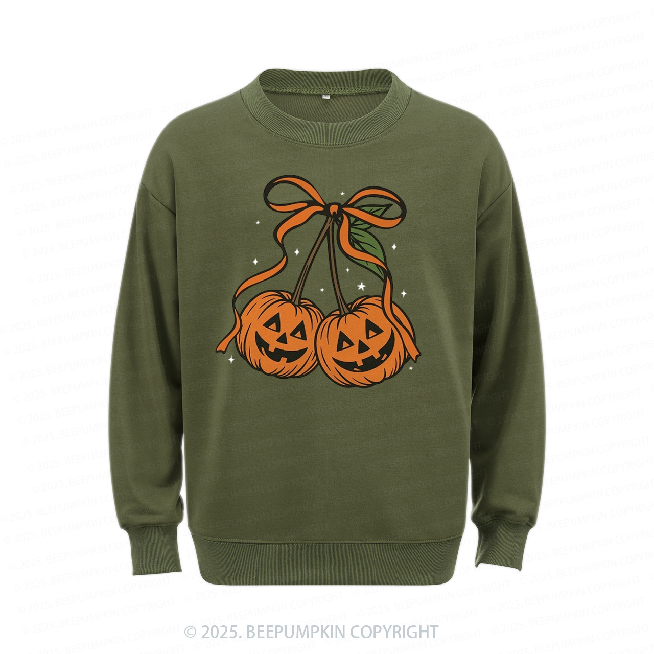 Pumpkin Face Halloween Sweatshirt Beepumpkin