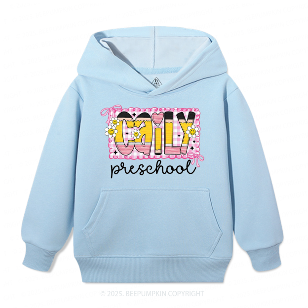 Personalized Graffiti Pencil Name Kid's Hoodies Beepumpkin