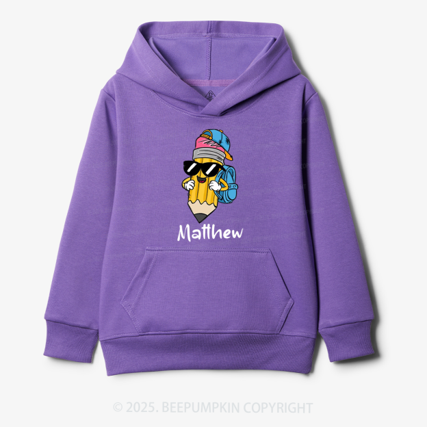 Personalized Boy Girl Pencil Kid's Hoodies Beepumpkin