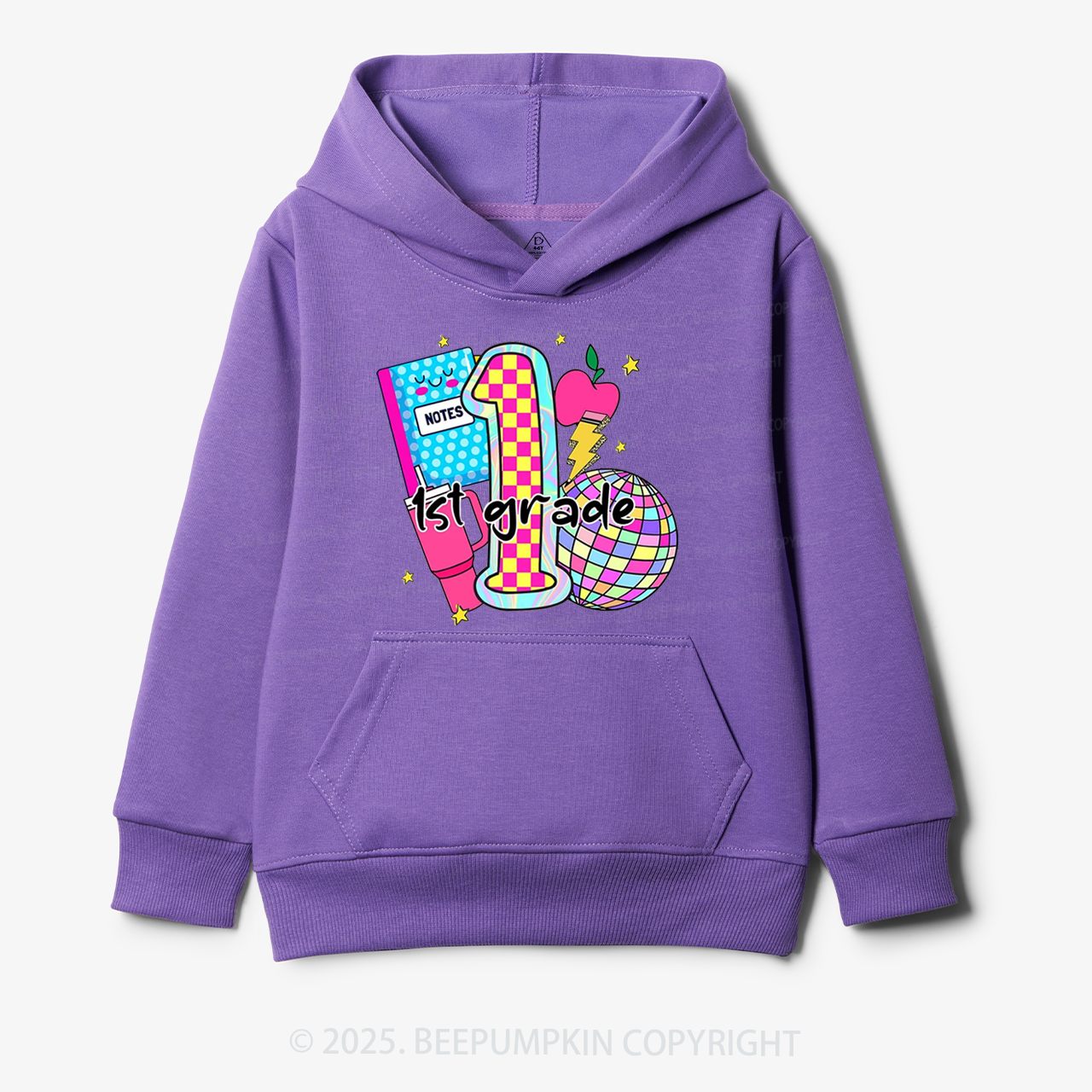 Personalized Grade Glow Collection Kid's Hoodies Beepumpkin
