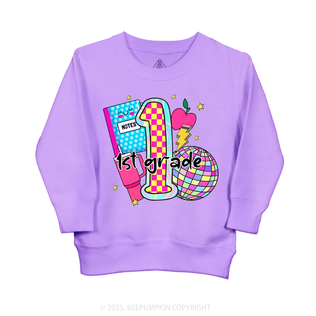 Personalized Grade Glow Collection Kid's Sweatshirt
