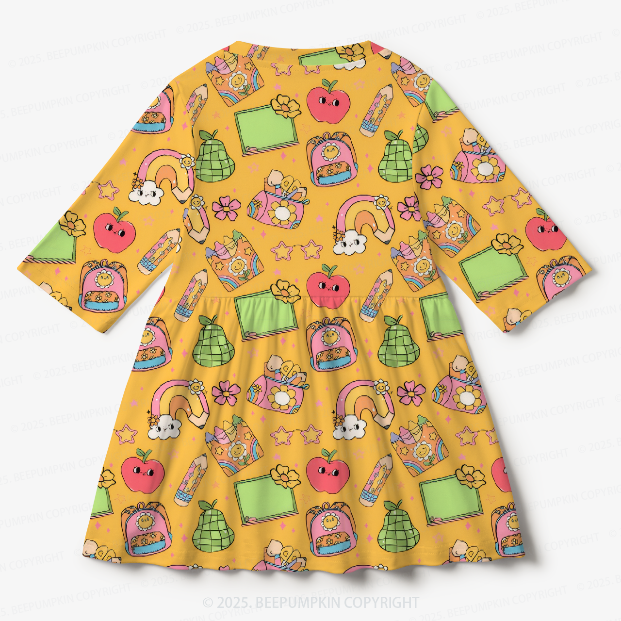 Rainbow Classroom All Over Print Kids Dress