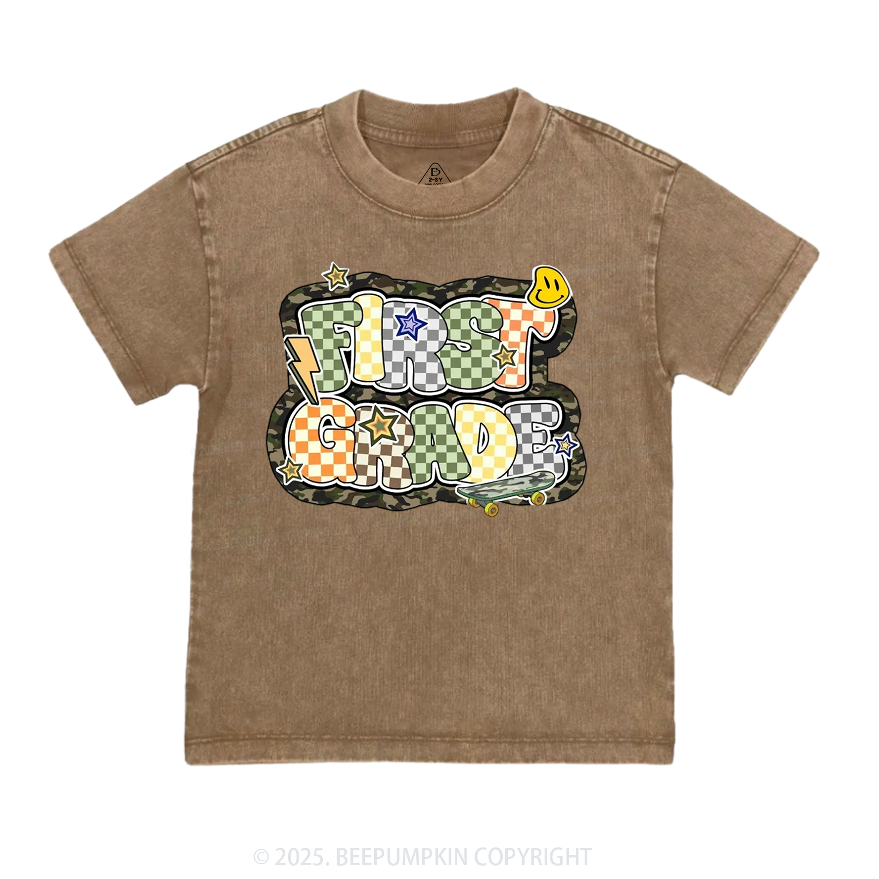 School Boy Sublimation File Toddler&Kids Washed Tees