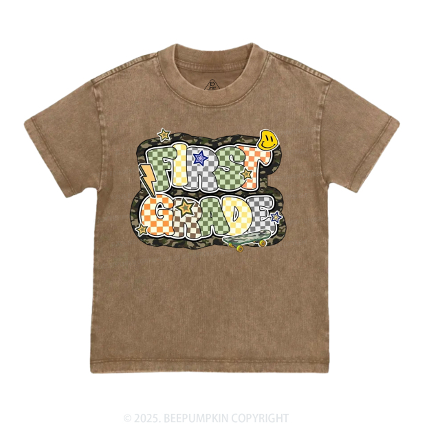 School Boy Sublimation File Toddler&Kids Washed Tees