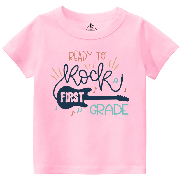 Personalized Ready To Rock First Grade School T-shirts