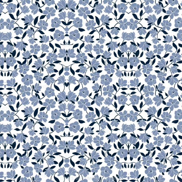 Blue Elegance Mom&Me Matching All Over Print Dress