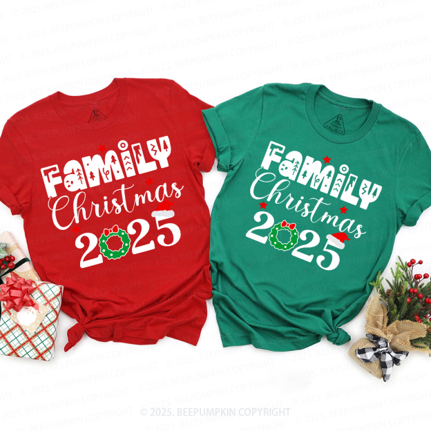 Family Christmas 2025 Holiday Funny Shirts
