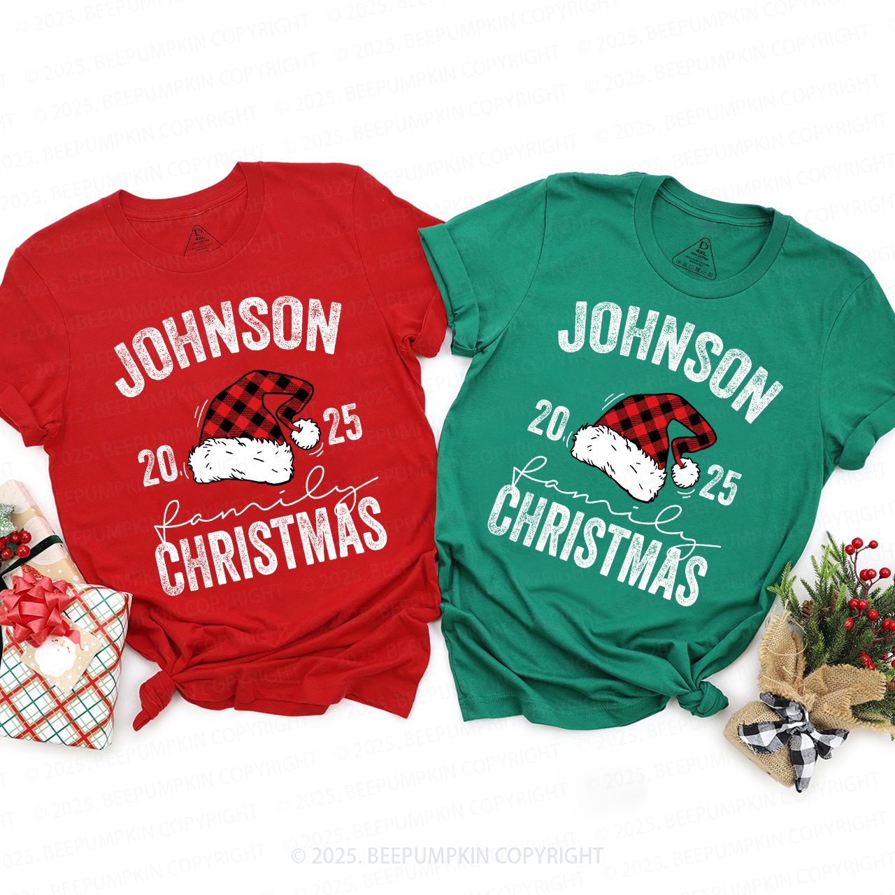 2024 Personalized Custom Christmas Family Shirts