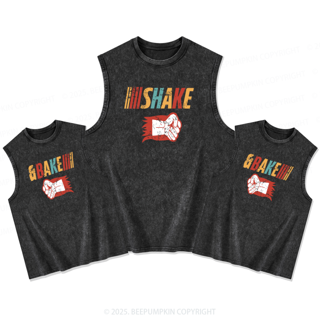 Shake And Bake Dad&Me Matching Washed Tank Top