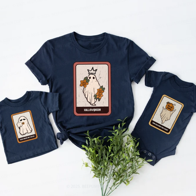 Personalized Family Ghost Cards Halloween Family Matching Shirts