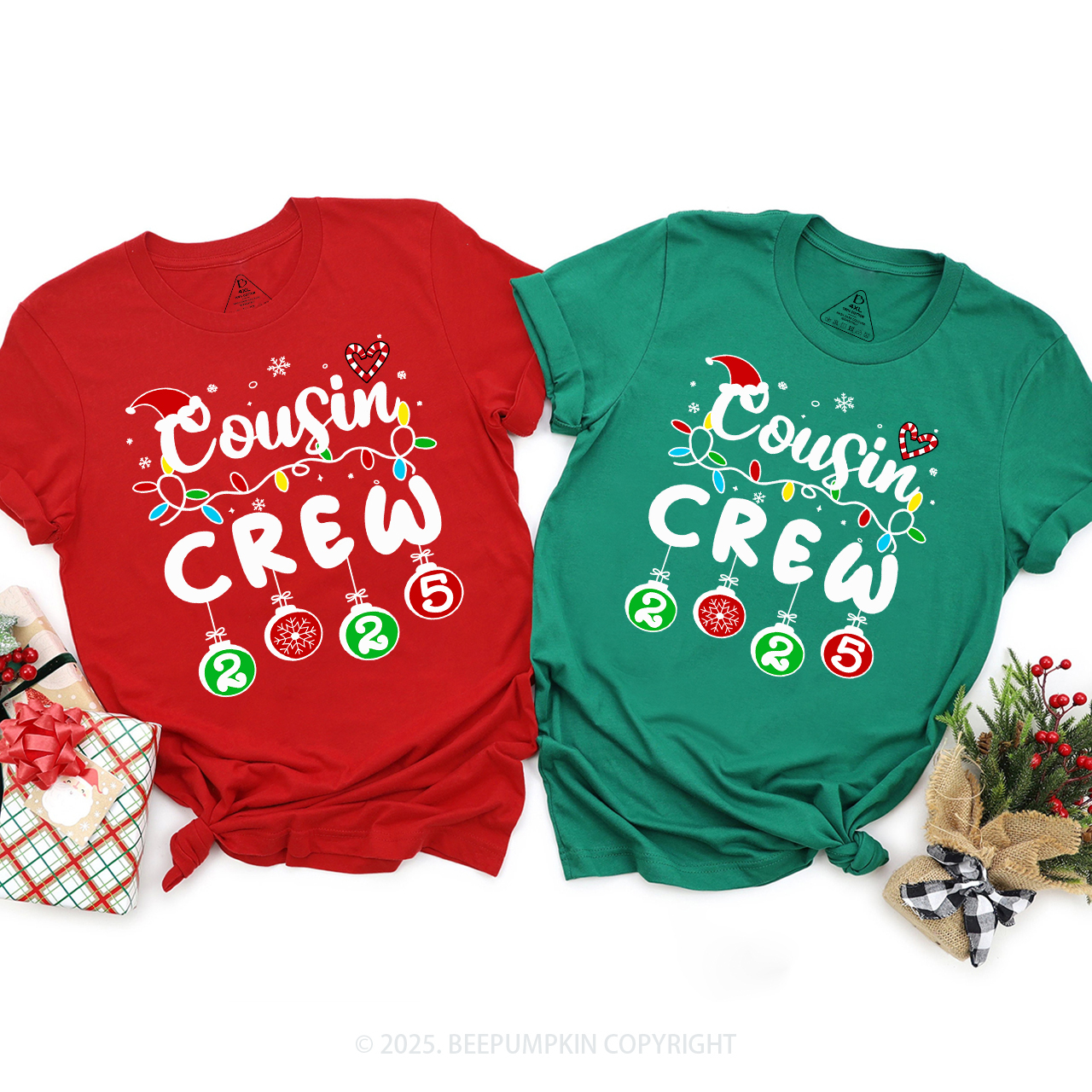 2025 Cousin Crew Lanterns Matching Family T-shirts Beepumpkin