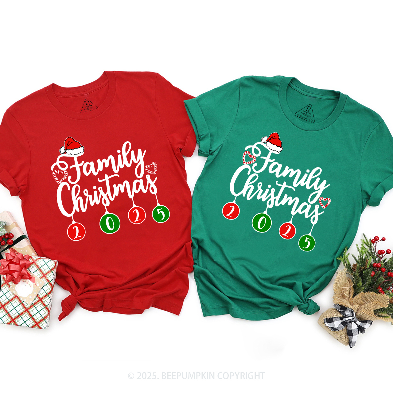 Family Christmas 2025 Lanterns Matching Shirts