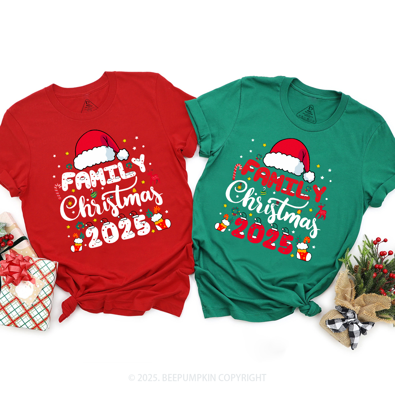 2025 Memories Together Christmas Matching T-Shirts Beepumpkin