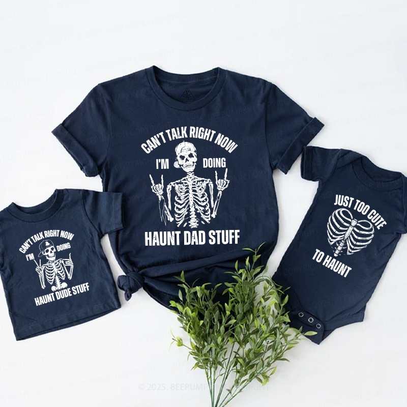 Personalized Bone Family Collection Halloween Family Matching Shirts